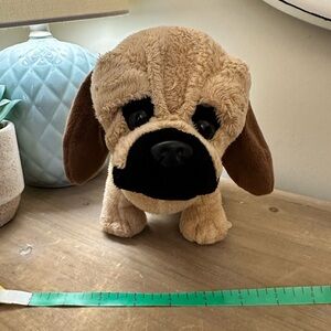 RARE Ganz Webkinz Puggle Puppy Plush Dog Toy - Tan and Brown